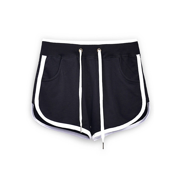 Quần short thun nữ 2 sọc