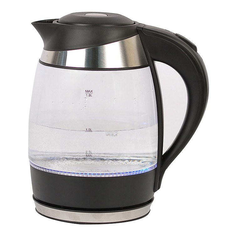 Bình Đun Siêu Tốc Thủy Tinh Happy Cook HEK-182G (1.8L) - Hàng chính hãng