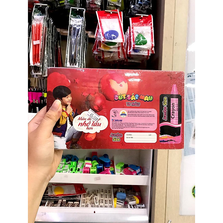 Bút Sáp Màu Jumbo CR-C035 (18 màu) - Ảnh 5