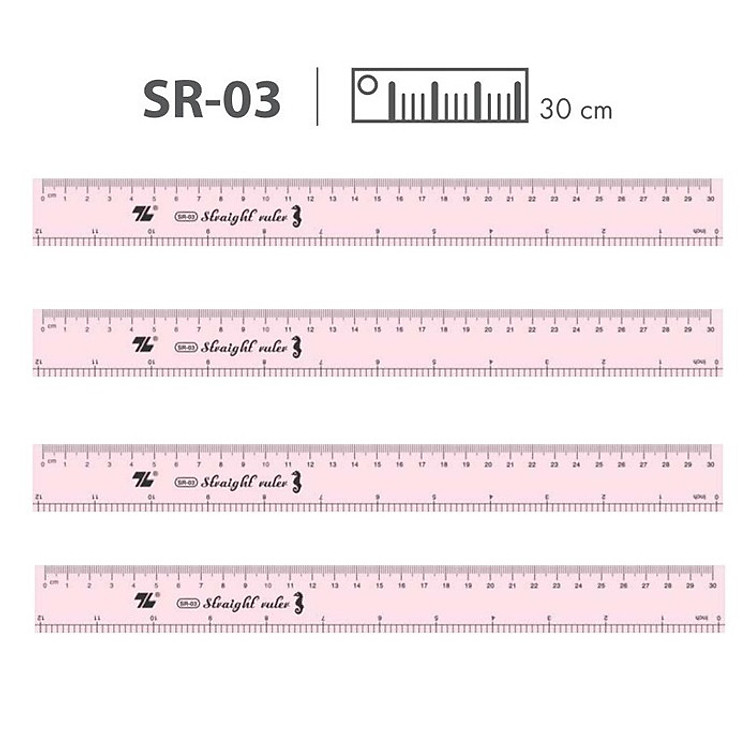 Bộ thước Thiên Long SR-03 (4 chiếc)