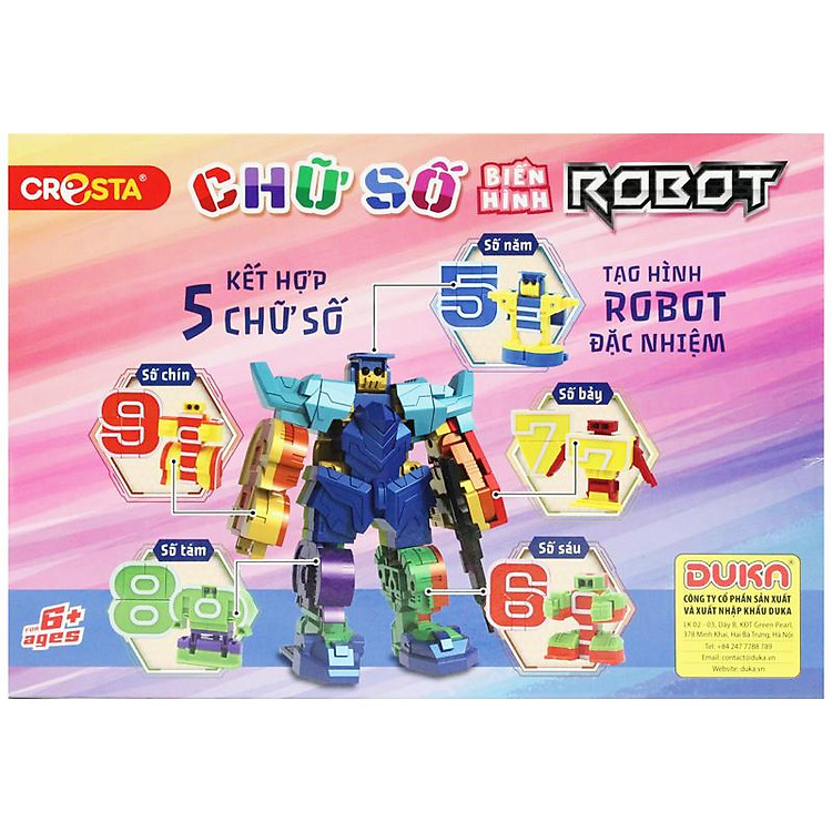 Đồ Chơi Lắp Ráp Robot Đặc Nhiệm Cresta Chính hãng Ưu đãi - Hình ảnh 4