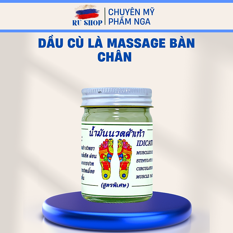Dầu cù là Massage lòng bàn chân phòng chống đột quỵ 50 gram