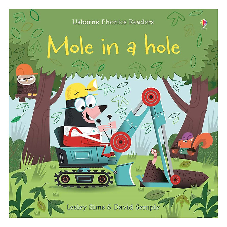 Sách Usborne Mole in a hole