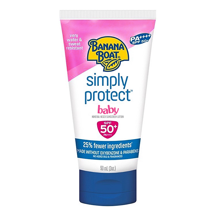 Kem Chống Nắng Cho Trẻ Em Banana Boat Simply Protect Baby SPF50 90ml - 079656631128
