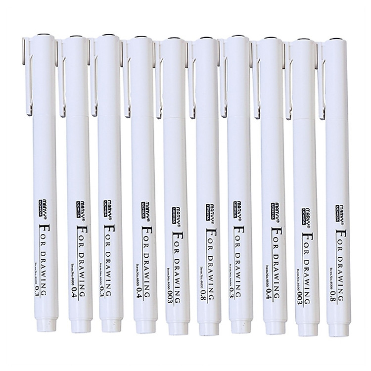 Bộ 10 Bút Vẽ Kĩ Thuật 10 Size Marvy 4600-10