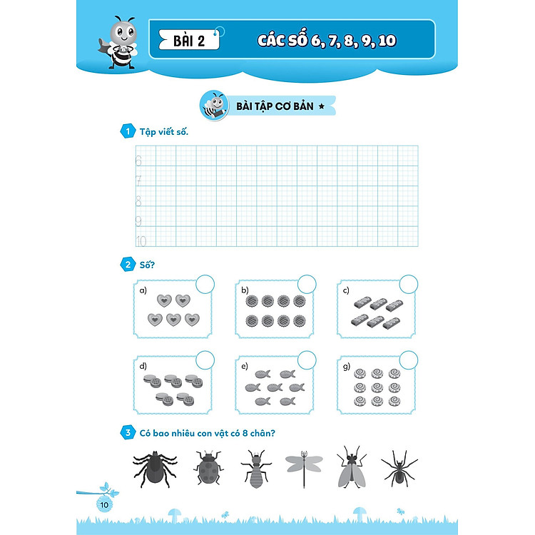 Bài Tập Bổ Trợ Toán Cơ Bản Và Nâng Cao Lớp 1 - Tập 1 - Ảnh 7