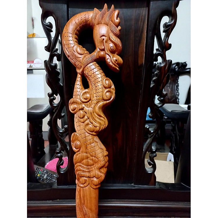 Gậy batong gỗ hương đá cho người già Uy tín Tiết kiệm - Hình ảnh 5