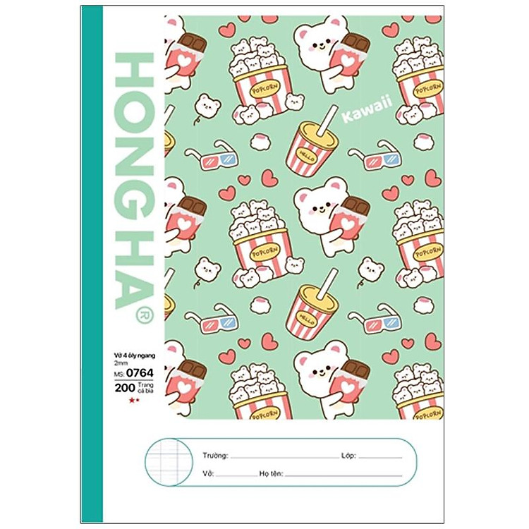 Tập South Star Kawai - 4 Ô Ly Kẻ Ngang (200 trang) - Ảnh 3