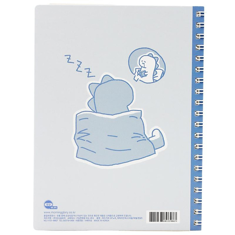 Sổ Lò Xo Đánh Dấu Bìa Nhựa Kẻ Ngang Morning Glory 111131-89627 - Ảnh 3