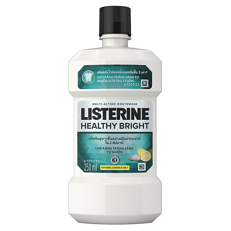 Nước Súc Miệng Làm Trắng Răng Listerine Healthy Bright (250ml) - 8850007812920