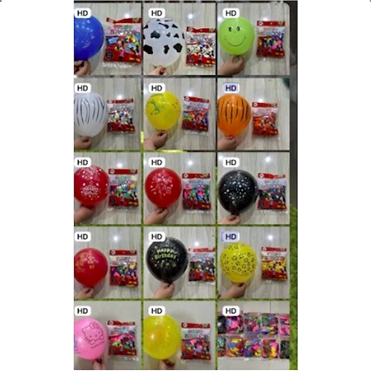 Bóng bay hình thú (50 quả) - Ảnh 2