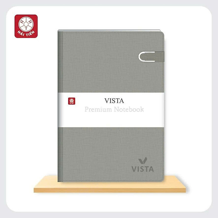 Sổ da Hải Tiến VISTA8 khổ B5 - Sổ da kẻ ngang 8410 dày 240 trang