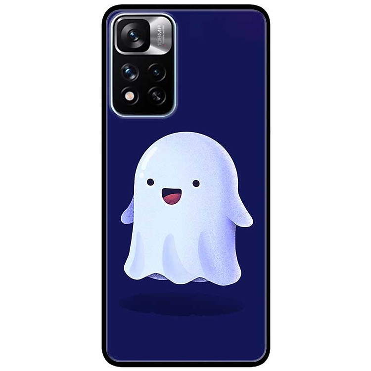 Ốp lưng Redmi Note 11 - 11s 4G - 11 5G - 11 Pro Quốc Tế - 11 Pro Xách Tay - Bóng Trắng Nền Xanh - Hàng Chính Hãng