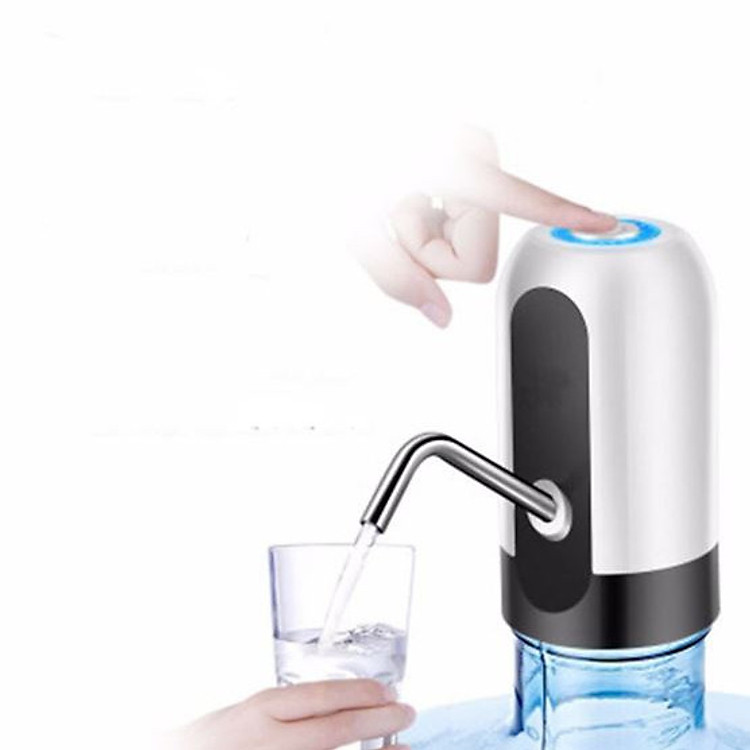 Máy Bơm Nước Uống Tự Động Từ Bình Nước Lọc Dùng Pin- Hàng Chính Hãng