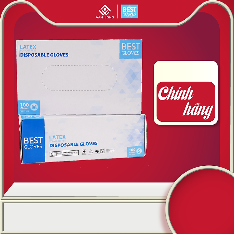 Găng tay y tế không bột Best Gloves (Găng tay thăm khám) Thùng 10 hộp