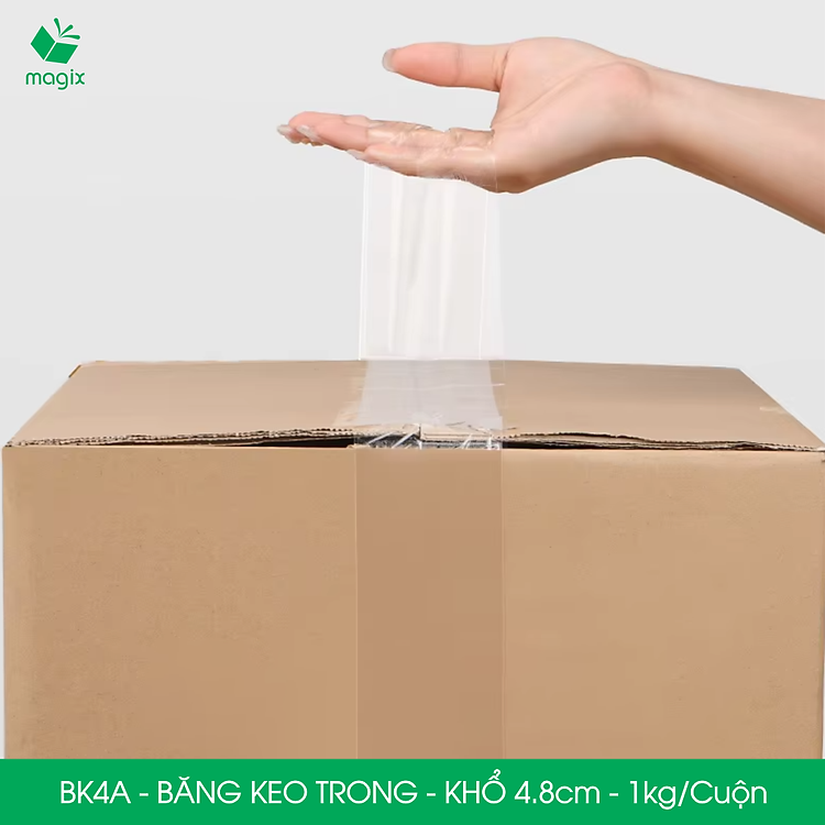 Băng Keo Trong BK4A (1kg, 4.8cm) - Ảnh 6