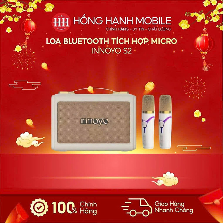 Loa Bluetooth Tích Hợp Micro Innoyo S2 - Hàng Chính Hãng