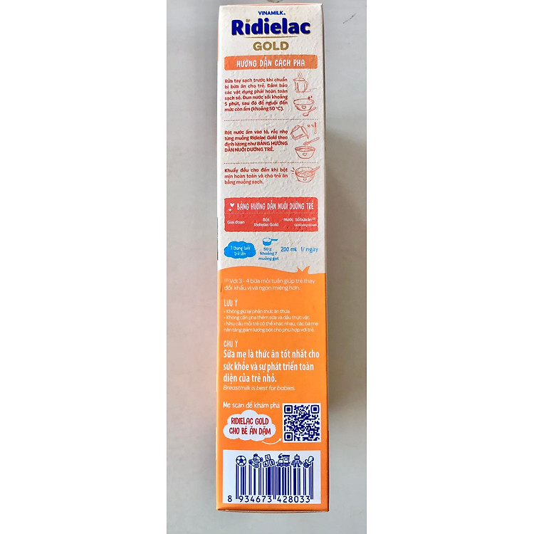 Bột Ăn Dặm Vinamilk Cá Hồi 200g Uy tín Ưu đãi - Hình ảnh 4