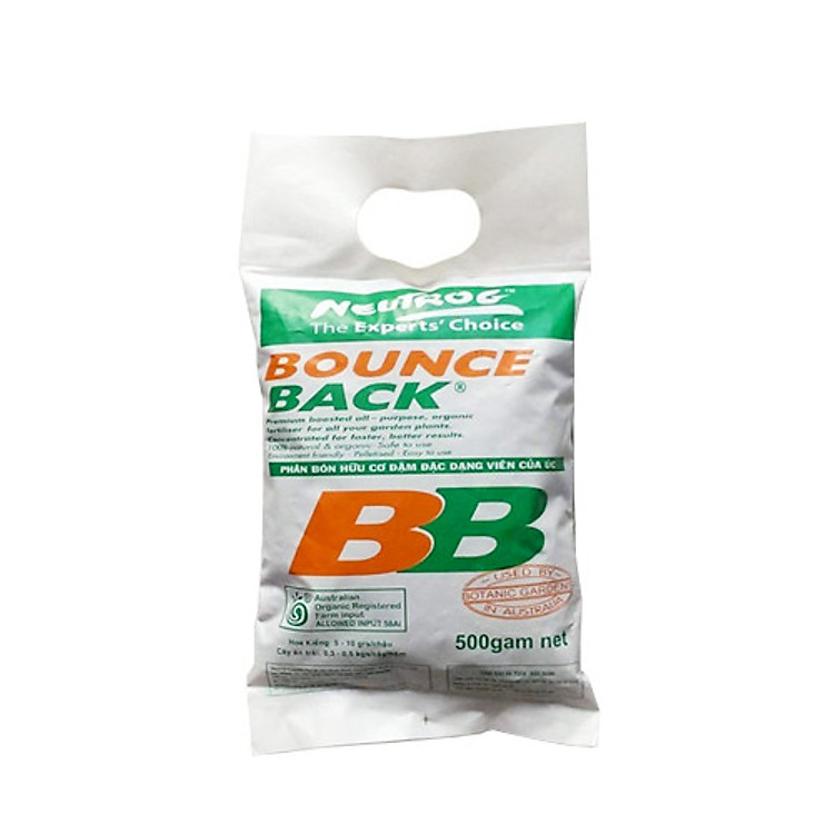 TÚI 0.5 KG - 1 KG - PHÂN HỮU CƠ ĐẬM ĐẶC BOUNCE BACK - PHÂN VI SINH - TAN CHẬM TRONG ĐẤT - HỖ TRỢ SỰ PHÁT TRIỂN CỦA VI SINH VẬT