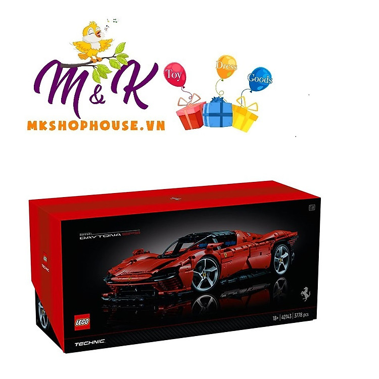 Chọn mua tại Shopee: LEGO Technic 42143 Ferrari Daytona SP3 - Giá tốt nhất tại Mall Shop