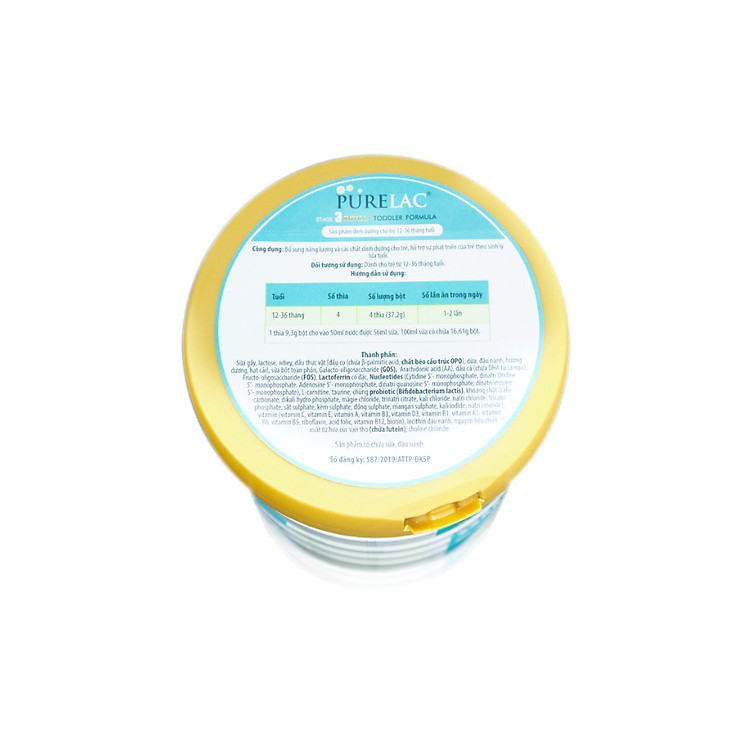 Sữa bột PURELAC 3 800g nhập khẩu Uy tín Giá rẻ - Hình ảnh 3
