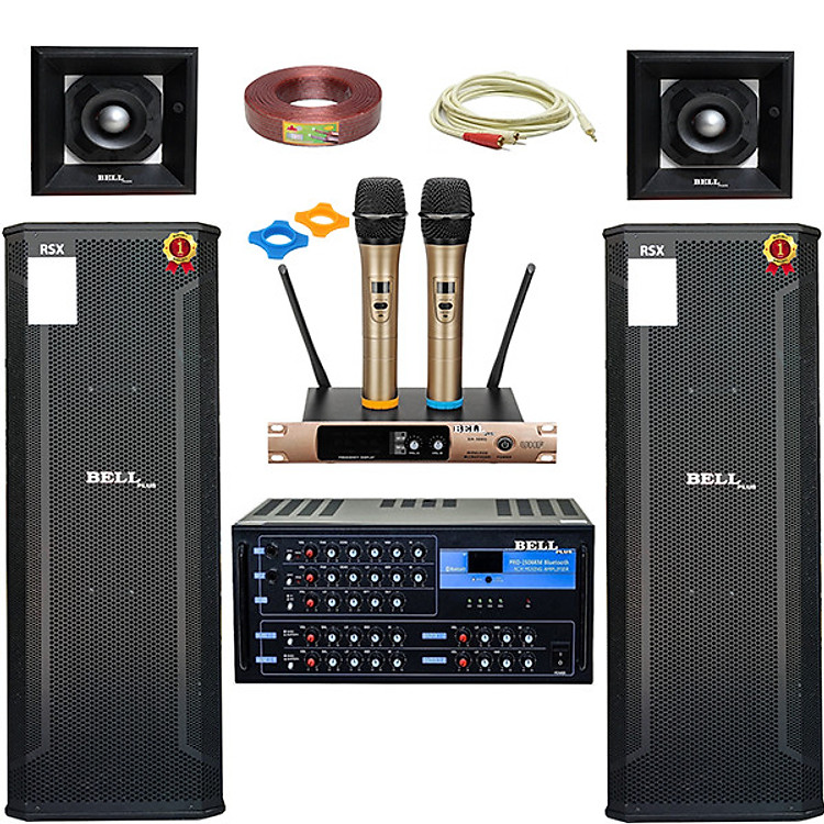 Trọn bộ dàn karaoke gia đình PRO - 1506 KM BellPlus (hàng chính hãng)