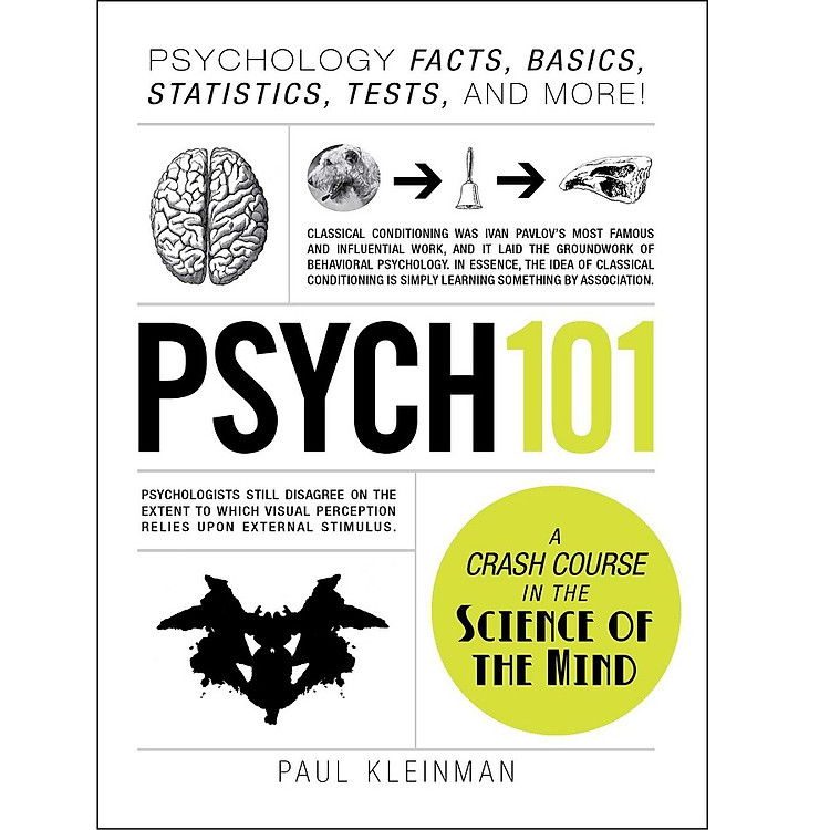 Sách Psych 101: Psychology facts, basics, statistics, tests, and more! (Adams 101)