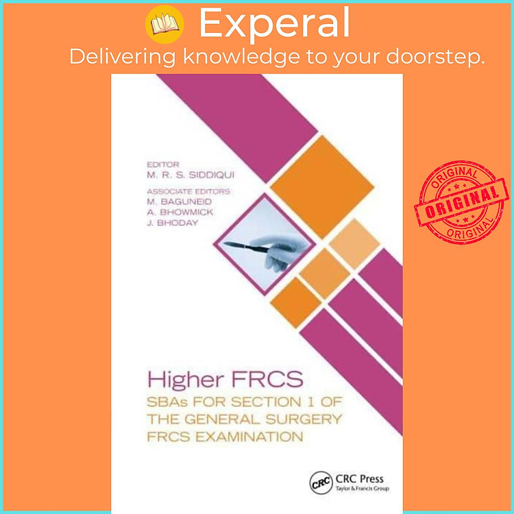 Sách - Higher FRCS - SBAs for Section 1 of the General Surgery by Muhammad Rafay Sameem Siddiqui (UK edition, paperback)