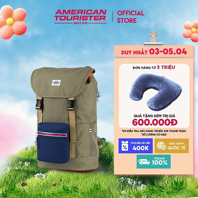 Mua Balo American Tourister Colton Backpack 1 EARTH BROWN tại