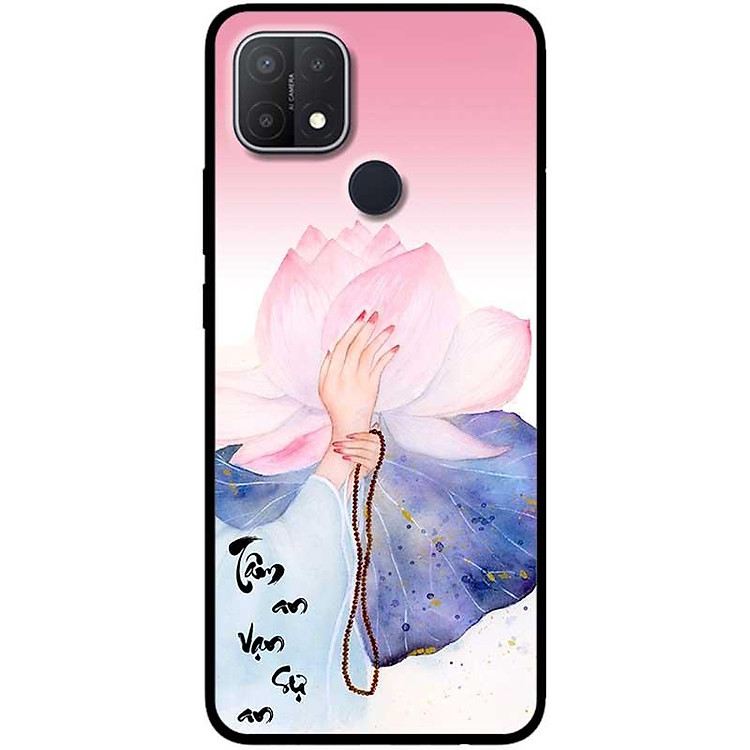 Ốp lưng cho Oppo A15 - A15s - Oppo A35 4G - A17 - A17K - Oppo A57 - A95 5G - Tay Sen Tâm An - Hàng Chính Hãng