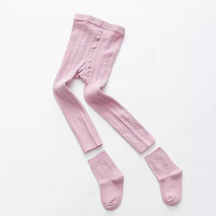 QUẦN TẤT LEN TĂM CAO CẤP KÈM ĐÔI TÂT CHO BÉ -Size M (Từ 3-5 Tuổi)