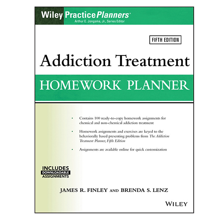 Addiction Treatment Homework Planner, Fifth Edition