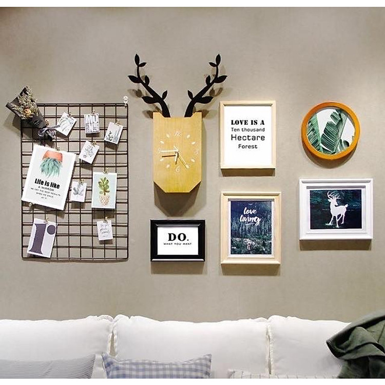 Miếng lưới sắt trang trí phong đẹp mắt 35cmx45cm