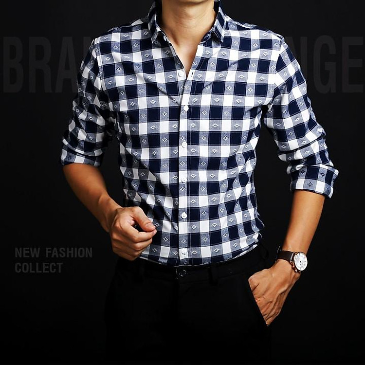 Áo sơ mi nam kẻ sọc dài tay đẹp