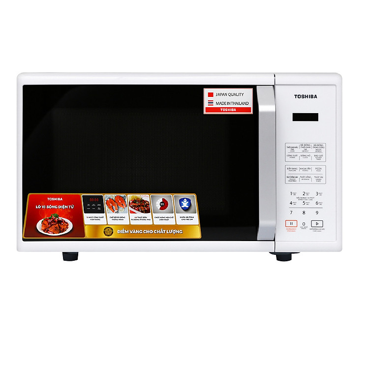 Lò vi sóng Toshiba ER-SS23(W1)VN 23 lít - HÀNG CHÍNH HÃNG