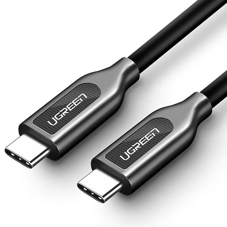 Cáp Type C sang USB-C 3.1 cao cấp 1M màu Đen Ugreen UC50230US266 Hàng chính hãng