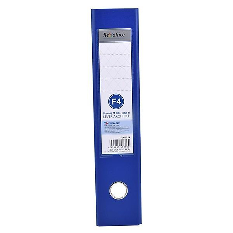 Bìa Còng 70mm F4 Flexoffice FO-BC14 (1 mặt xi) - Ảnh 2