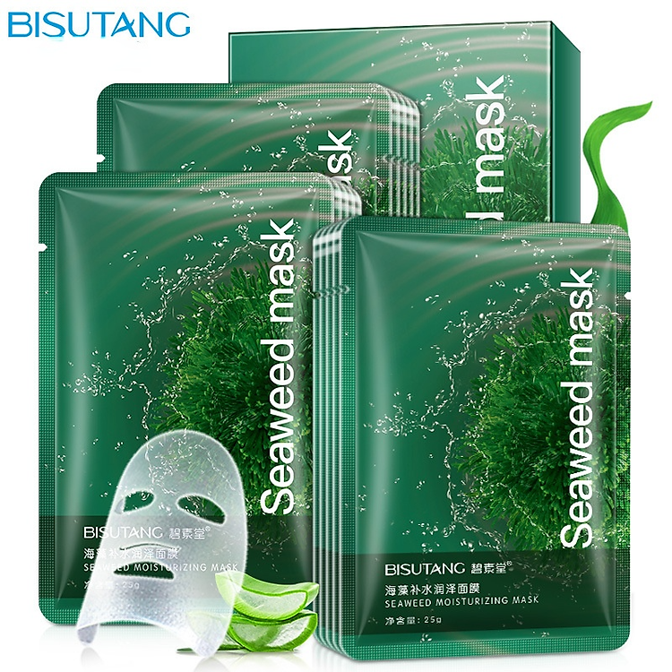 Mặt nạ dưỡng ẩm tảo biển Bisutang đóng hộp các sản phẩm chăm sóc da dưỡng ẩm dưỡng ẩm khổng lồ