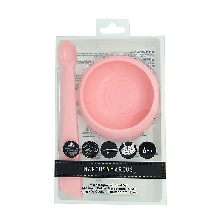 Bộ bát thìa nghiền thức ăn Marcus & Marcus Chính hãng Giá rẻ - Hình ảnh 3