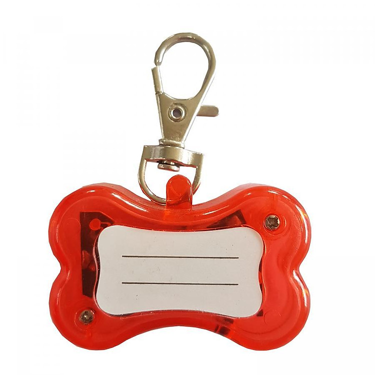Bảng tên đèn led cho chó mèo một cái (màu ngẫu nhiên)