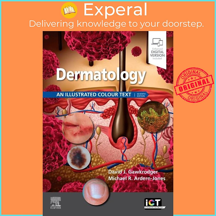 Sách - Dermatology - An Illustrated Colour Text by Michael R. Ardern-Jones (UK edition, paperback)