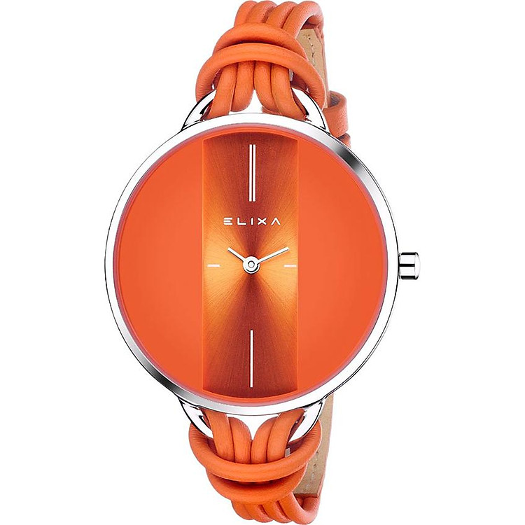 Đồng Hồ Nữ Dây Da Elixa E096-L370-K1 (38mm) - Da Cam