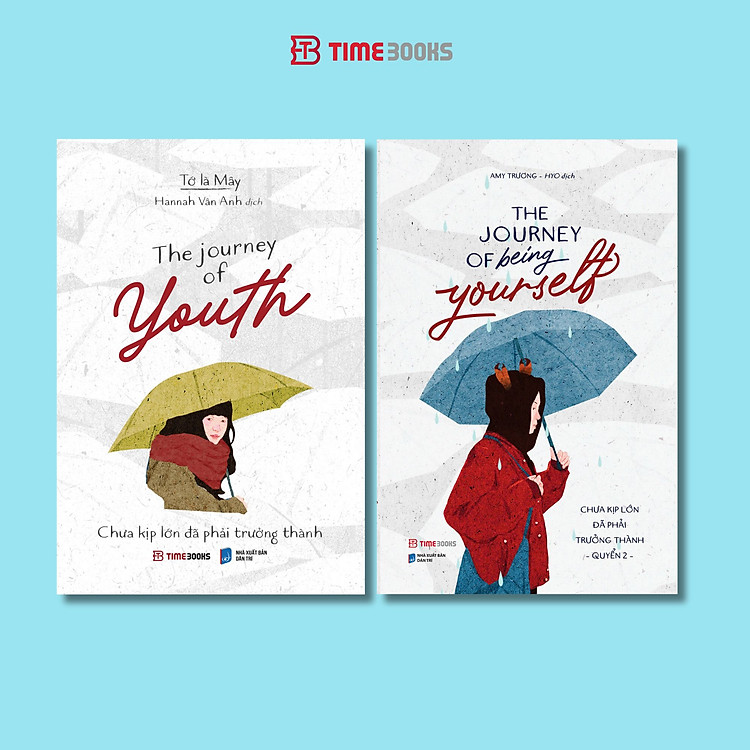 Combo sách song ngữ Just For Youth + Being Yourself + The Journey Into Summer + The Journey Of Youth