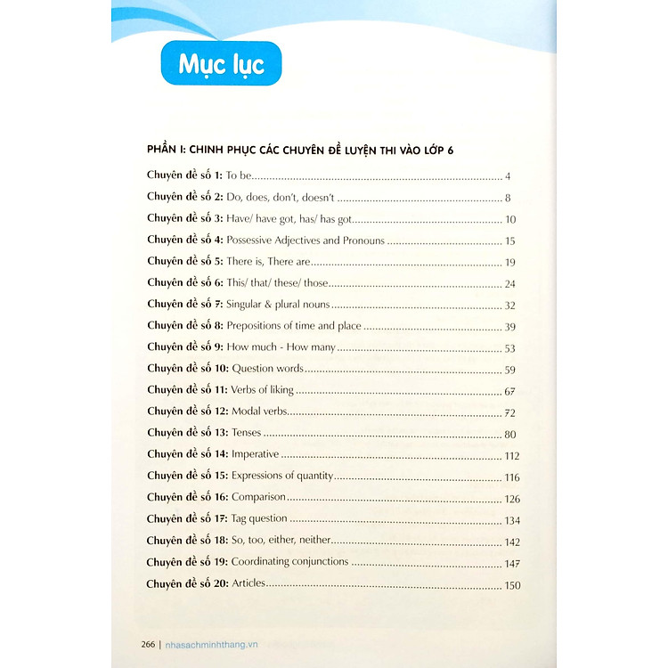 Chinh Phục Kỳ Thi Môn Tiếng Anh Vào Lớp 6 (Có Đáp Án Và Giải Thích Chi Tiết) - Ảnh 6