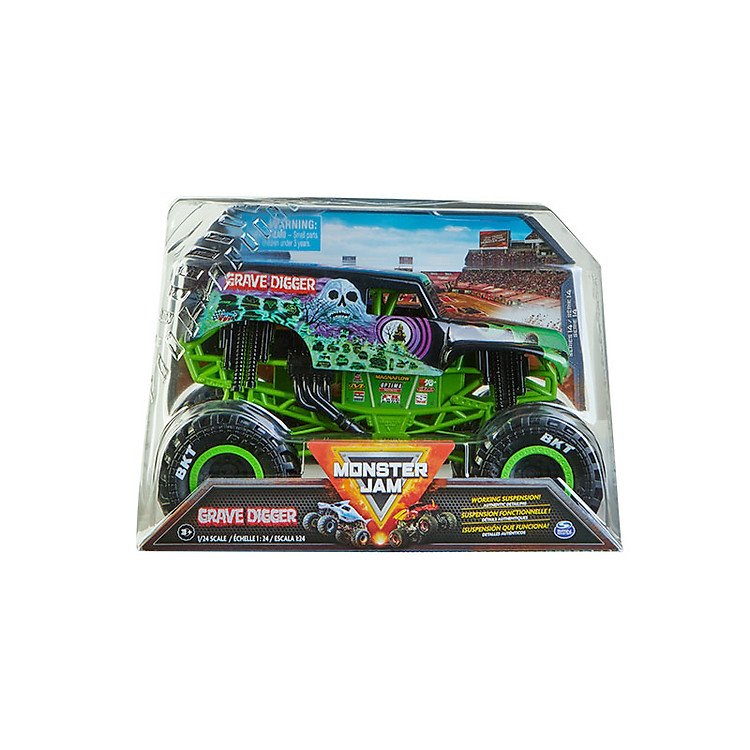 Đồ Chơi MONSTER JAM Chiến Xe 1:24 Chính hãng Tiết kiệm - Hình ảnh 3