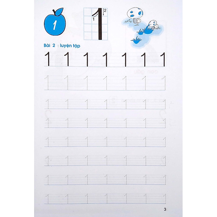 Bé Luyện Viết Theo Mẫu Chữ Mới - Tập Tô Số 1 (Tái Bản) - Ảnh 4