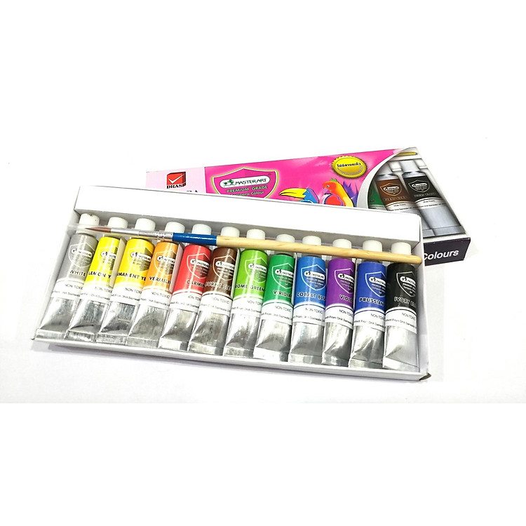 Màu Nước Tempera Materart 12 Màu - Ảnh 2