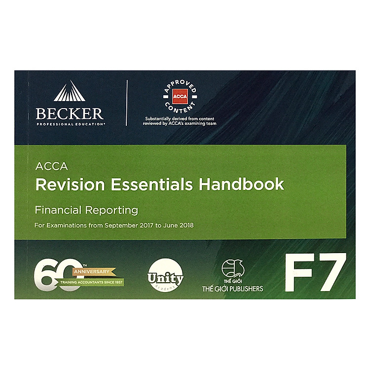 Sách ACCA Revision Essentials Handbook - F7 Financial Reporting