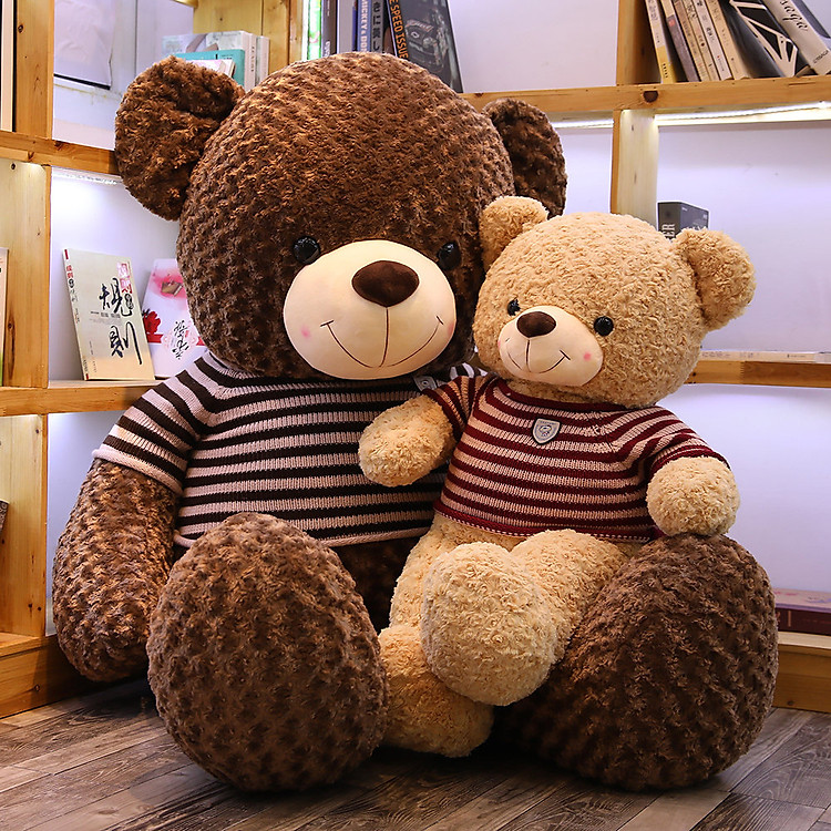 Mua Gấu bông Teddy áo len baby 80cm Chính hãng Giá rẻ - Hình ảnh 5