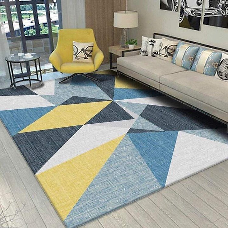 Thảm trải sàn, thảm lì Bali, thảm trang trí phòng khách 1m6 x 2m3